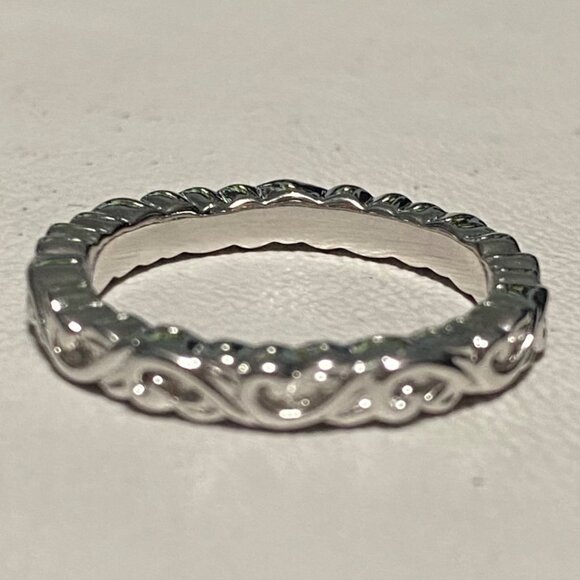 Stacker Ring SAI Size 7.5 Jewelry Sterling Silver Stamped 925 - Picture 8 of 8